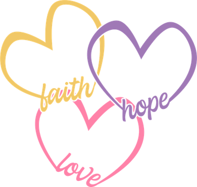 Faith Hope & Love Hearts Toddler T-Shirt
